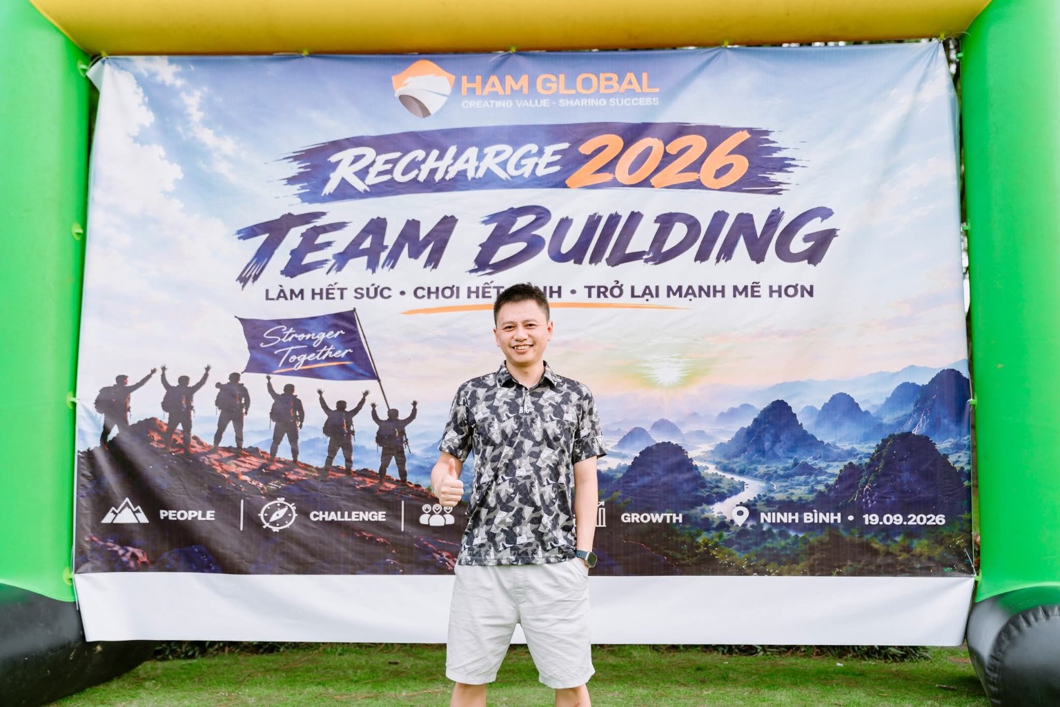 Lãnh đạo HAM Global tại chương trình Recharge 2026 ở Ninh Bình